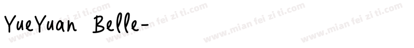 YueYuan Belle字体转换
